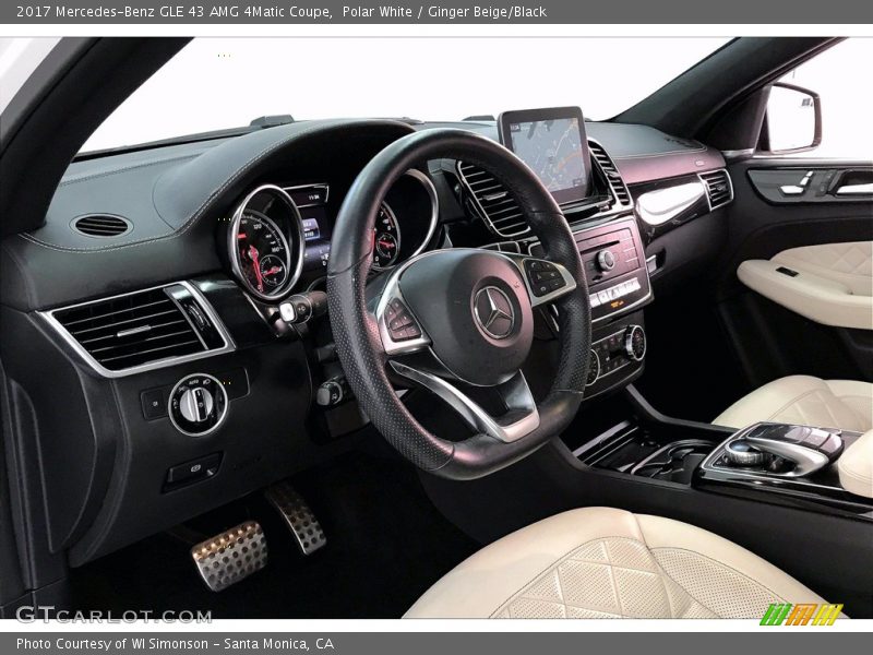 Polar White / Ginger Beige/Black 2017 Mercedes-Benz GLE 43 AMG 4Matic Coupe