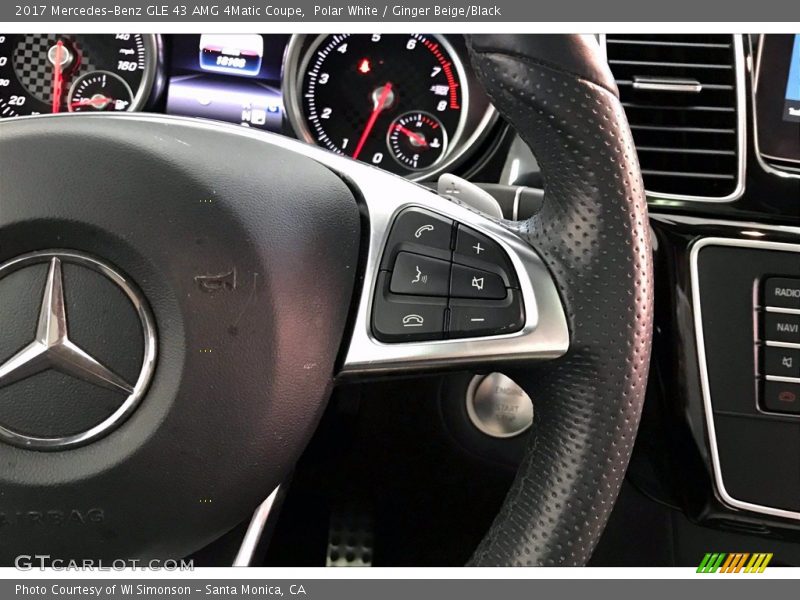 Polar White / Ginger Beige/Black 2017 Mercedes-Benz GLE 43 AMG 4Matic Coupe