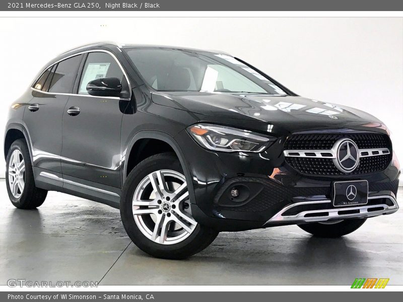 Night Black / Black 2021 Mercedes-Benz GLA 250