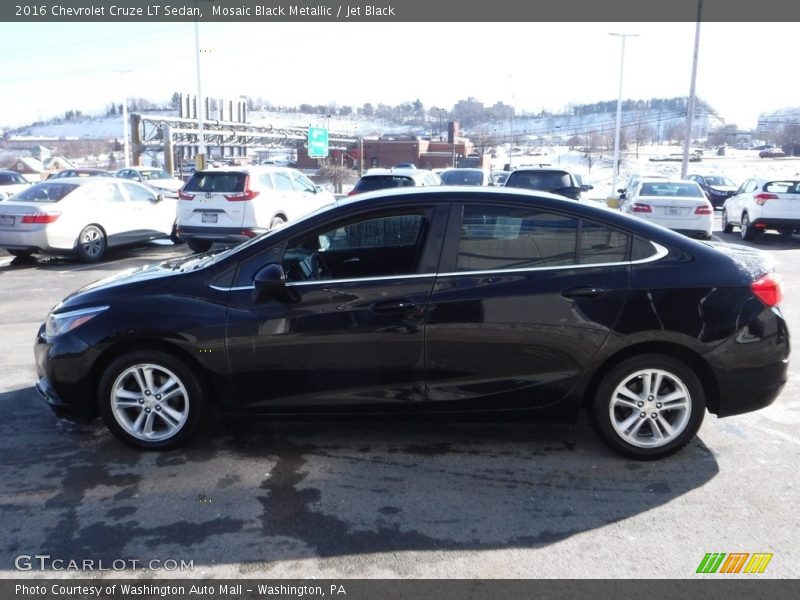 Mosaic Black Metallic / Jet Black 2016 Chevrolet Cruze LT Sedan
