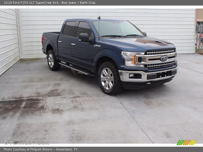 Blue Jeans / Earth Gray 2019 Ford F150 XLT SuperCrew 4x4