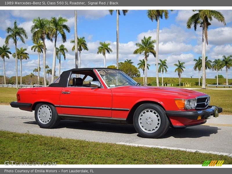  1989 SL Class 560 SL Roadster Signal Red