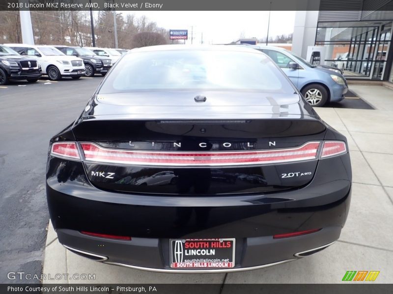 Black Velvet / Ebony 2018 Lincoln MKZ Reserve AWD