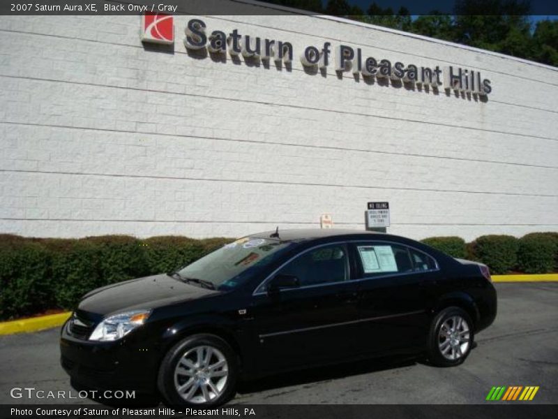 Black Onyx / Gray 2007 Saturn Aura XE