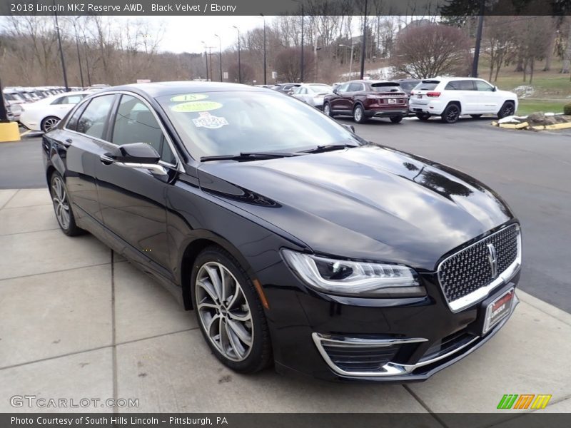 Black Velvet / Ebony 2018 Lincoln MKZ Reserve AWD