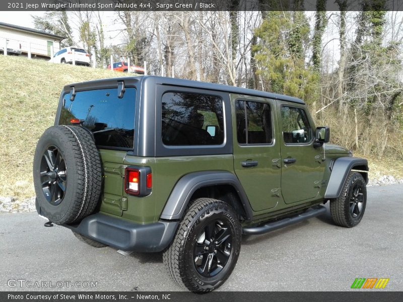 Sarge Green / Black 2021 Jeep Wrangler Unlimited Sport Altitude 4x4
