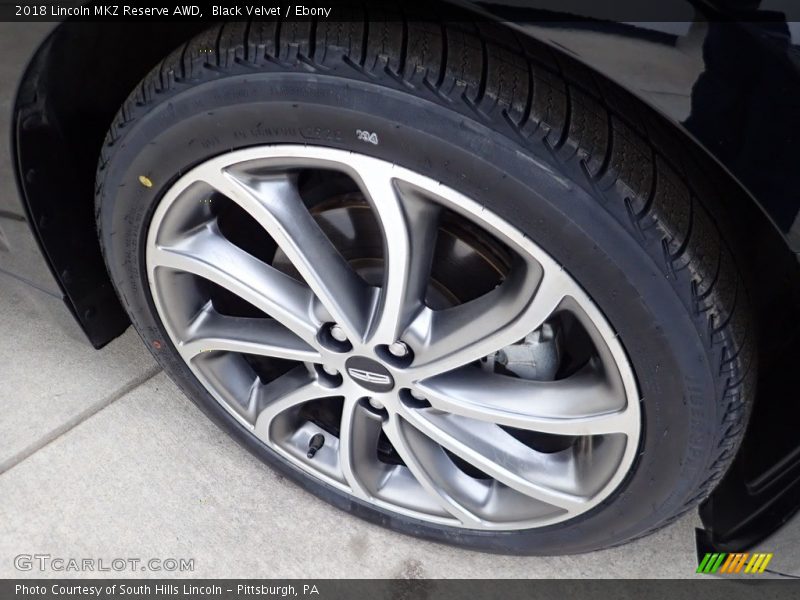 Black Velvet / Ebony 2018 Lincoln MKZ Reserve AWD