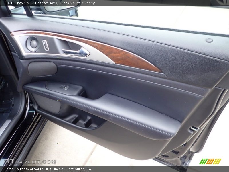 Black Velvet / Ebony 2018 Lincoln MKZ Reserve AWD