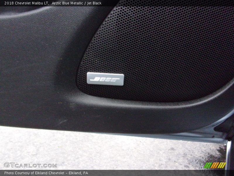 Arctic Blue Metallic / Jet Black 2018 Chevrolet Malibu LT
