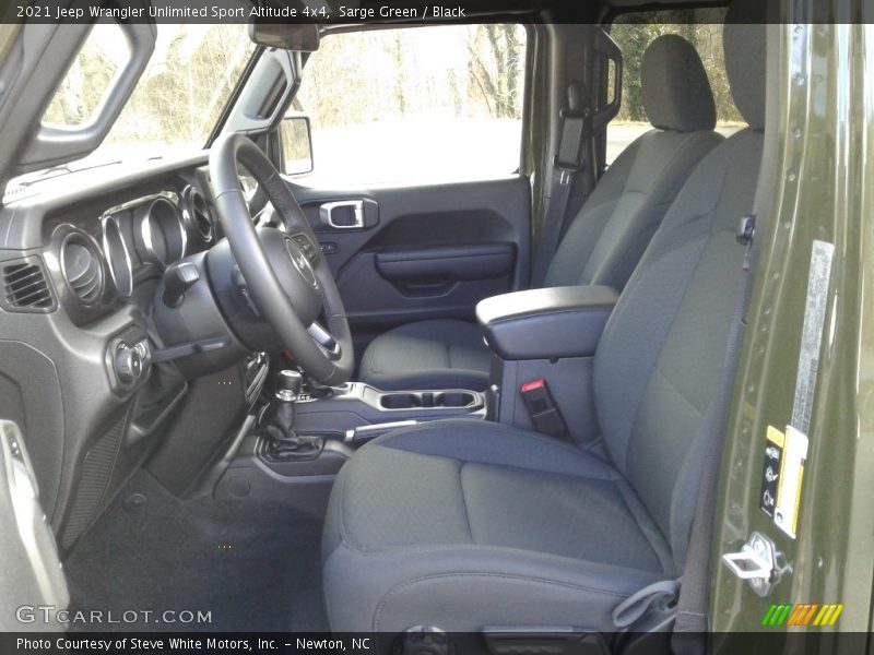 Sarge Green / Black 2021 Jeep Wrangler Unlimited Sport Altitude 4x4