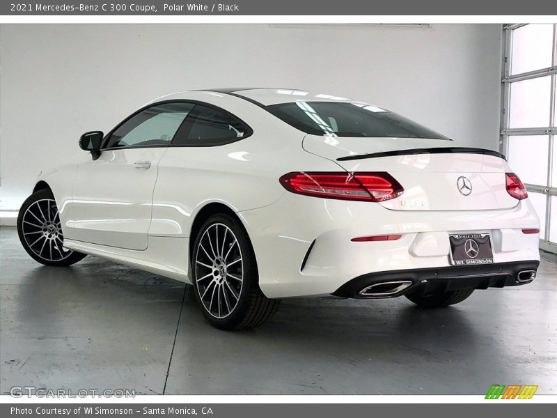 Polar White / Black 2021 Mercedes-Benz C 300 Coupe
