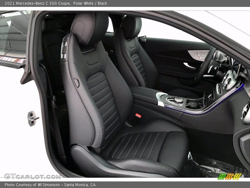 Polar White / Black 2021 Mercedes-Benz C 300 Coupe