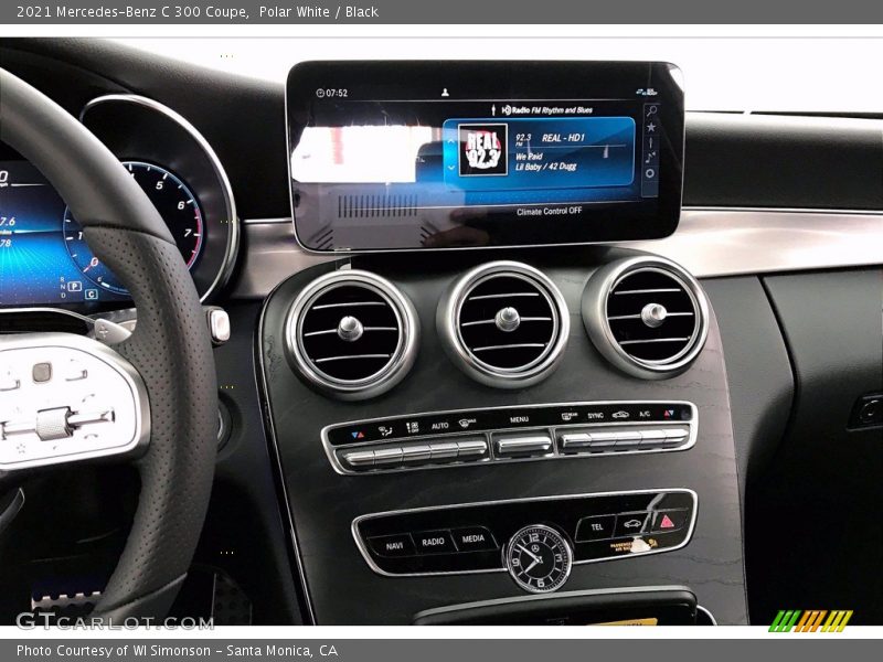Polar White / Black 2021 Mercedes-Benz C 300 Coupe