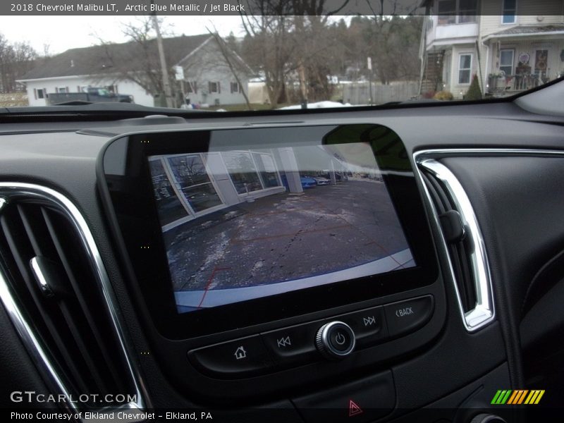 Arctic Blue Metallic / Jet Black 2018 Chevrolet Malibu LT
