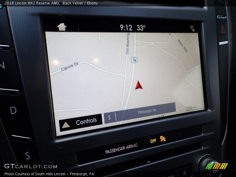 Black Velvet / Ebony 2018 Lincoln MKZ Reserve AWD