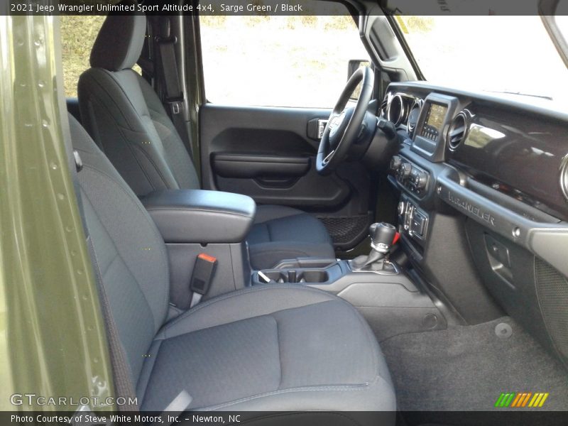 Sarge Green / Black 2021 Jeep Wrangler Unlimited Sport Altitude 4x4