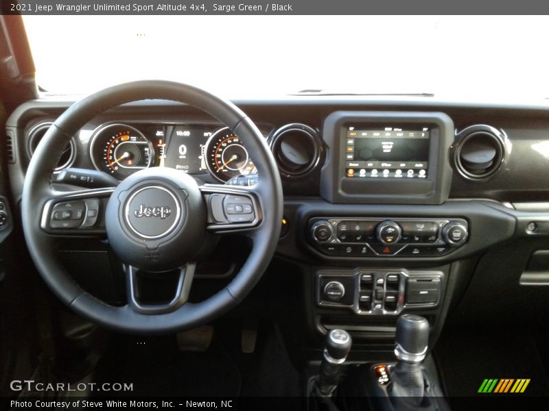 Sarge Green / Black 2021 Jeep Wrangler Unlimited Sport Altitude 4x4