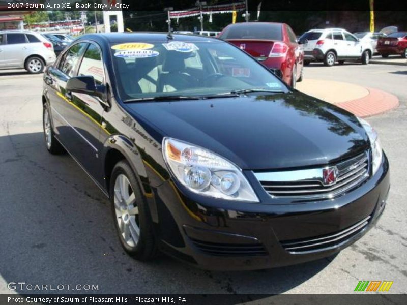 Black Onyx / Gray 2007 Saturn Aura XE