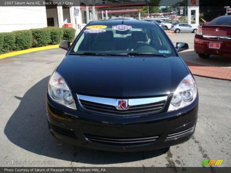 Black Onyx / Gray 2007 Saturn Aura XE