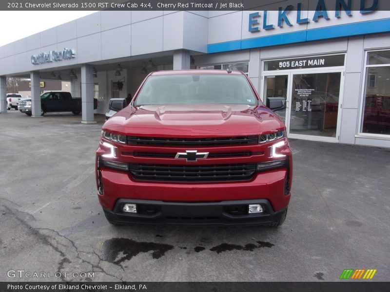 Cherry Red Tintcoat / Jet Black 2021 Chevrolet Silverado 1500 RST Crew Cab 4x4