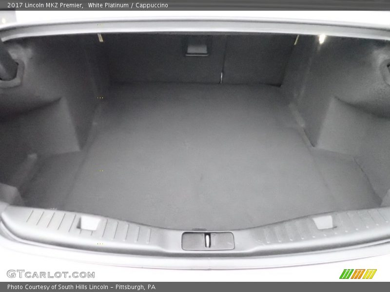 White Platinum / Cappuccino 2017 Lincoln MKZ Premier