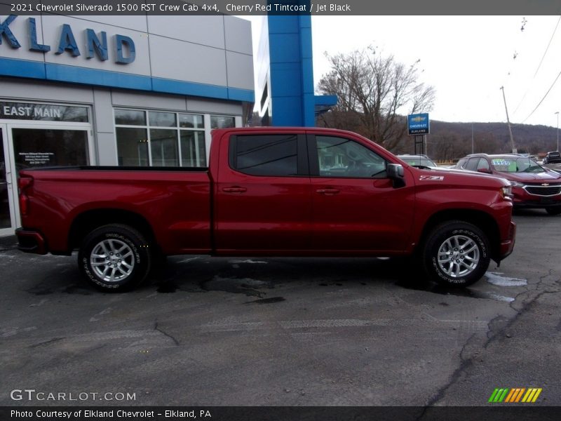Cherry Red Tintcoat / Jet Black 2021 Chevrolet Silverado 1500 RST Crew Cab 4x4