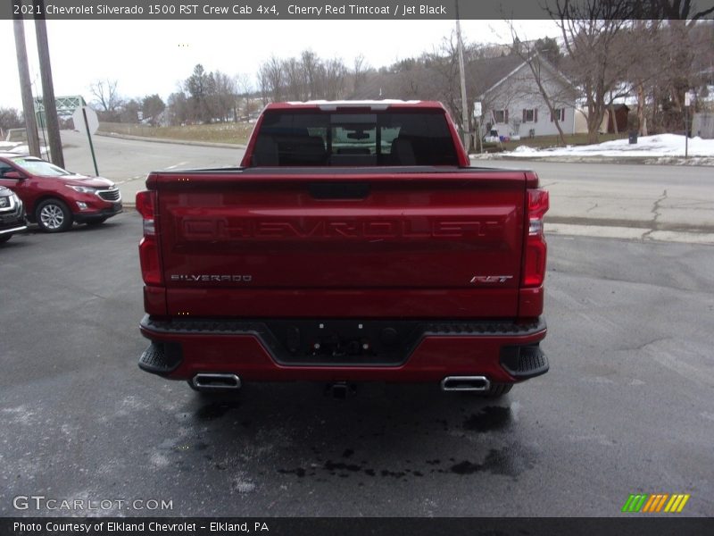 Cherry Red Tintcoat / Jet Black 2021 Chevrolet Silverado 1500 RST Crew Cab 4x4