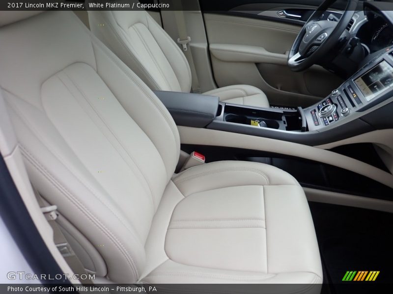 White Platinum / Cappuccino 2017 Lincoln MKZ Premier