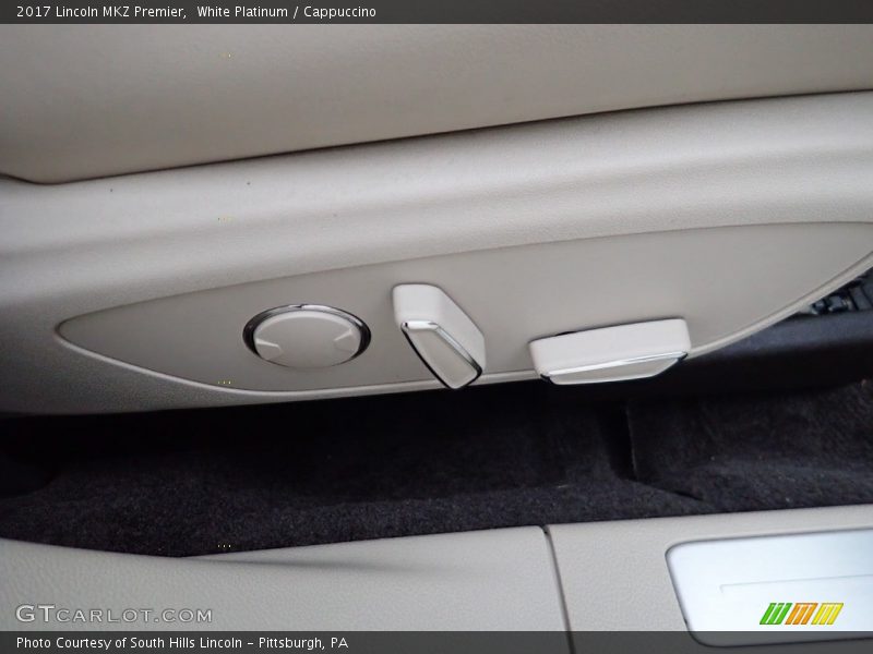 White Platinum / Cappuccino 2017 Lincoln MKZ Premier