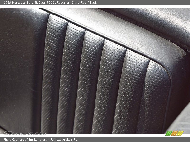 Signal Red / Black 1989 Mercedes-Benz SL Class 560 SL Roadster