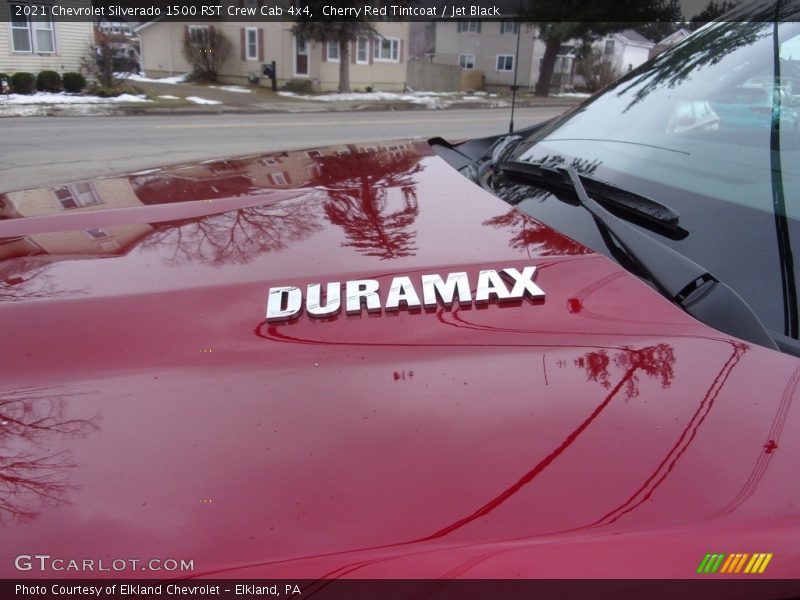 Cherry Red Tintcoat / Jet Black 2021 Chevrolet Silverado 1500 RST Crew Cab 4x4