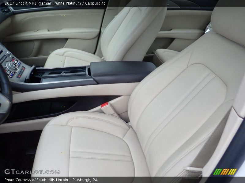 White Platinum / Cappuccino 2017 Lincoln MKZ Premier