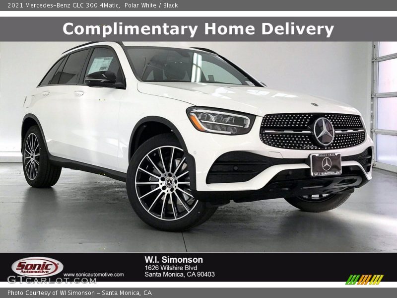 Polar White / Black 2021 Mercedes-Benz GLC 300 4Matic