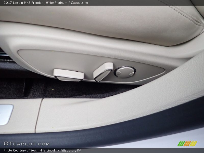 White Platinum / Cappuccino 2017 Lincoln MKZ Premier