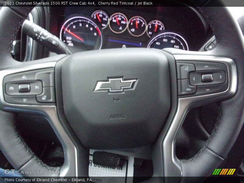 Cherry Red Tintcoat / Jet Black 2021 Chevrolet Silverado 1500 RST Crew Cab 4x4
