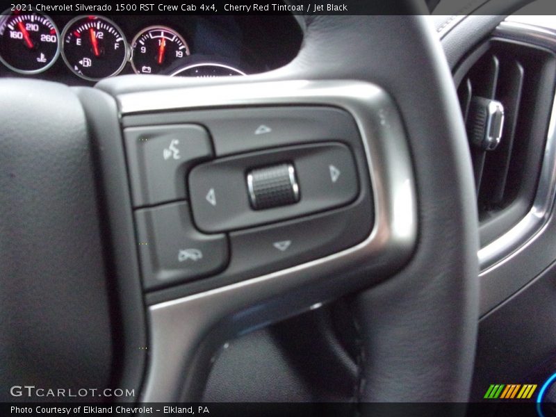 Cherry Red Tintcoat / Jet Black 2021 Chevrolet Silverado 1500 RST Crew Cab 4x4