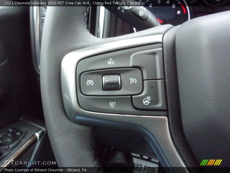 Cherry Red Tintcoat / Jet Black 2021 Chevrolet Silverado 1500 RST Crew Cab 4x4