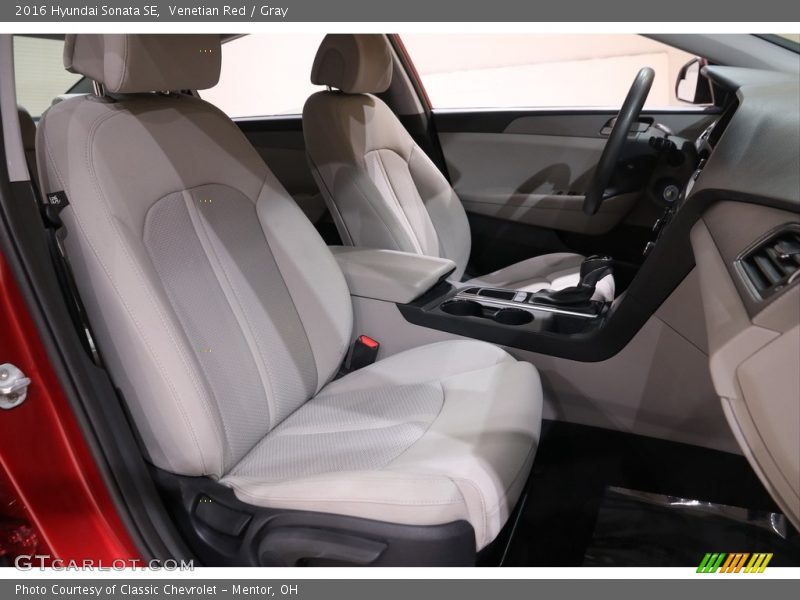 Venetian Red / Gray 2016 Hyundai Sonata SE