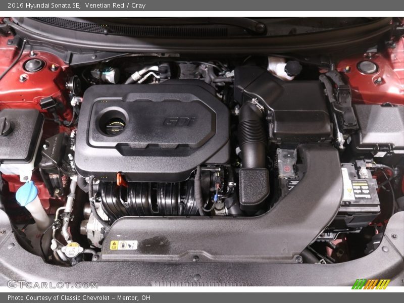 Venetian Red / Gray 2016 Hyundai Sonata SE
