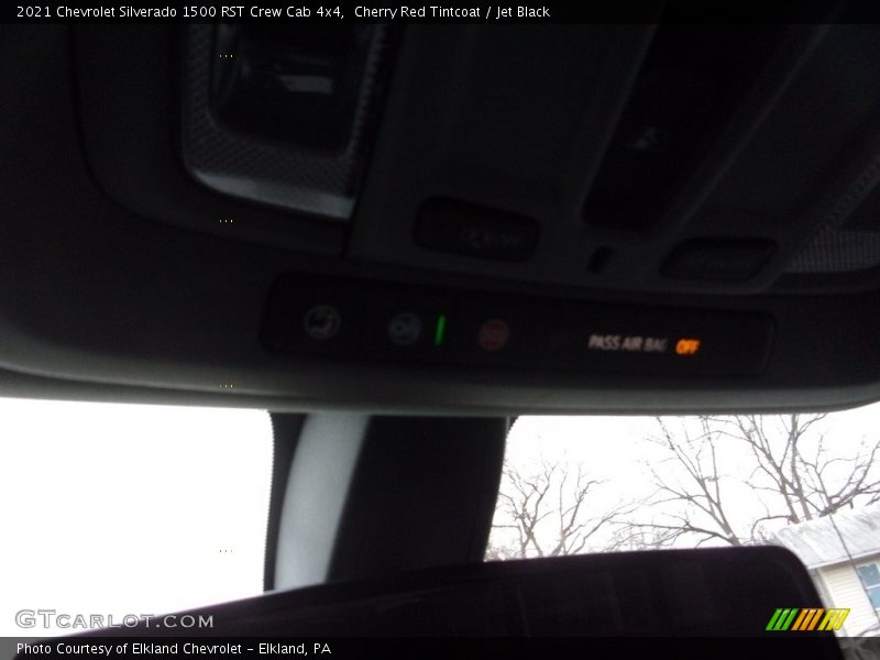 Cherry Red Tintcoat / Jet Black 2021 Chevrolet Silverado 1500 RST Crew Cab 4x4
