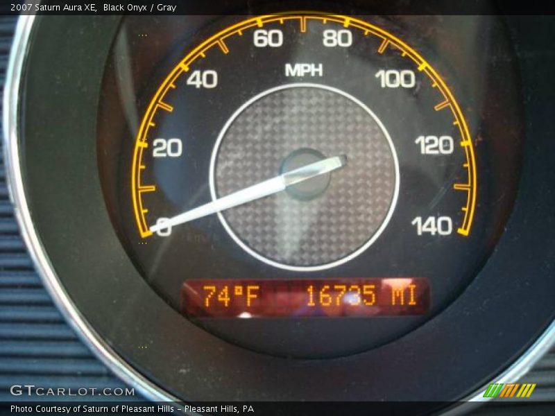 Black Onyx / Gray 2007 Saturn Aura XE