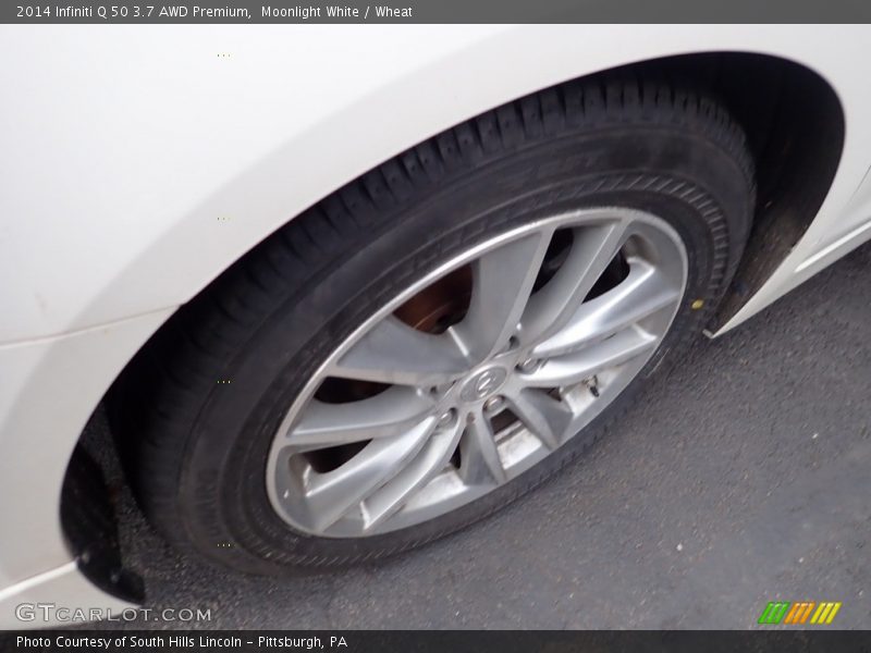 Moonlight White / Wheat 2014 Infiniti Q 50 3.7 AWD Premium