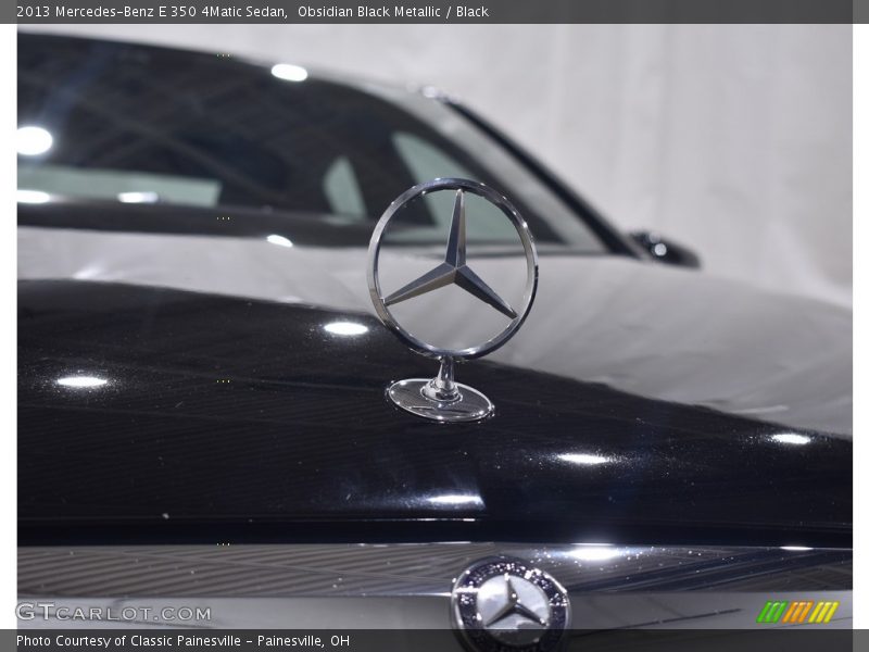 Obsidian Black Metallic / Black 2013 Mercedes-Benz E 350 4Matic Sedan