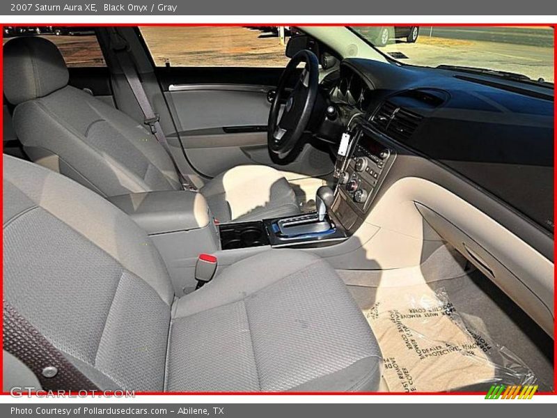 Black Onyx / Gray 2007 Saturn Aura XE