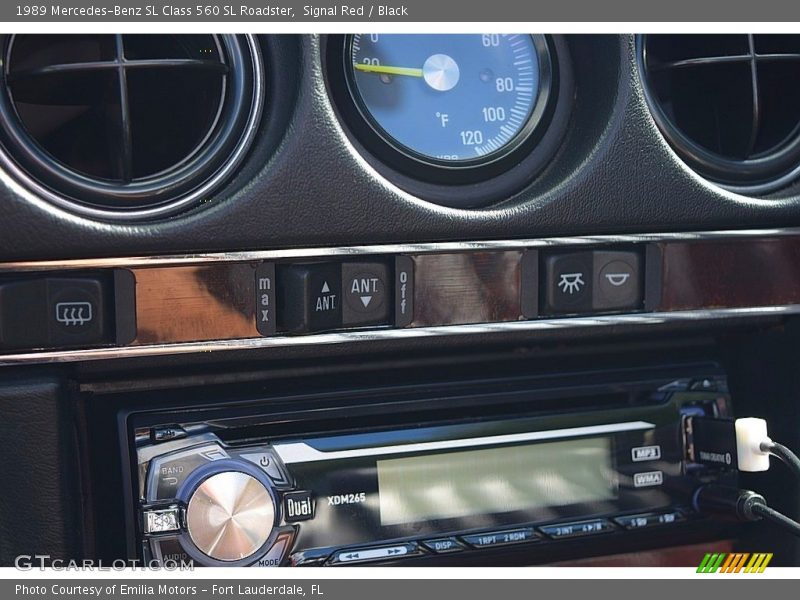 Signal Red / Black 1989 Mercedes-Benz SL Class 560 SL Roadster