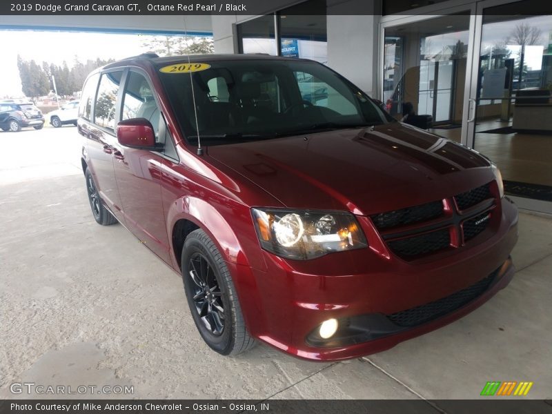 Octane Red Pearl / Black 2019 Dodge Grand Caravan GT