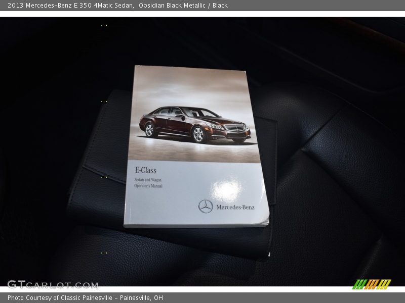 Obsidian Black Metallic / Black 2013 Mercedes-Benz E 350 4Matic Sedan