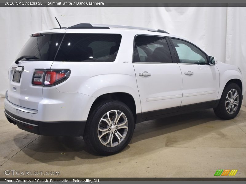 Summit White / Dark Cashmere 2016 GMC Acadia SLT