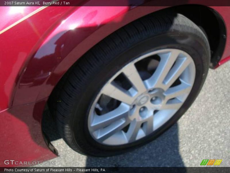 Berry Red / Tan 2007 Saturn Aura XE