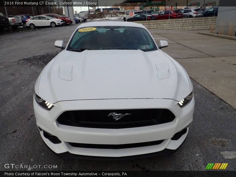 Oxford White / Ebony 2016 Ford Mustang GT Coupe